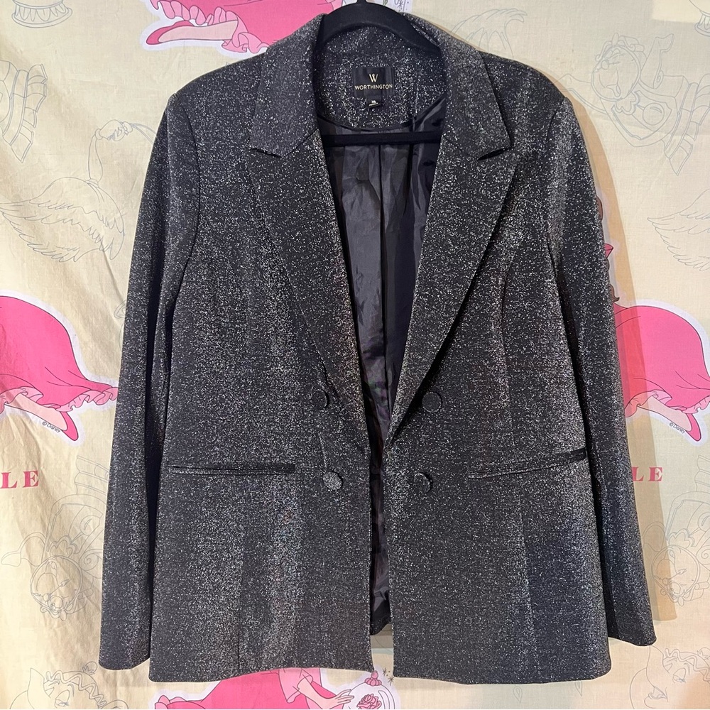 Worthington Sparkly Women’s Blazer - Picture 10 of 12